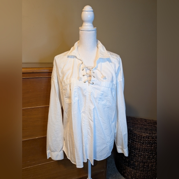 Sonoma Tops - Sonoma top shirt white long sleeves Size XL